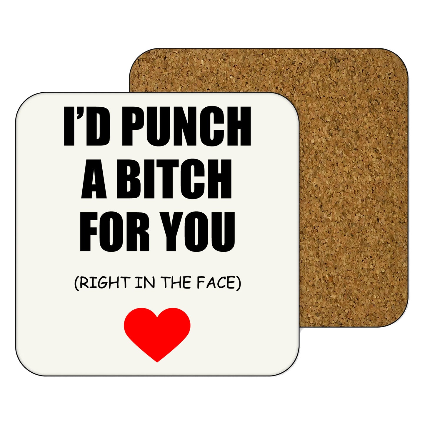 11oz Mug | I'd Punch A Bitch For You | Printed Funny Gift Idea Cup Tea Coffee