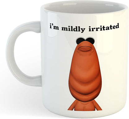 11oz Mug | Marcus The Worm - I'm Mildly Irritated | Printed Funny Gift Idea Cup Tea Coffee