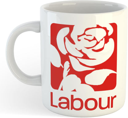 11oz Mug | Labour Party Logo | Printed Funny Gift Idea Cup Tea Coffee
