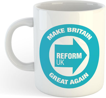 11oz Mug | Reform Make Britain Great Again | Printed Funny Gift Idea Cup Tea Coffee