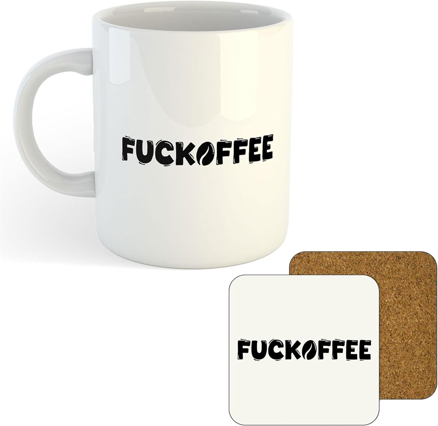 11oz Mug | Fuckoffee | Printed Funny Gift Idea Cup Tea Coffee