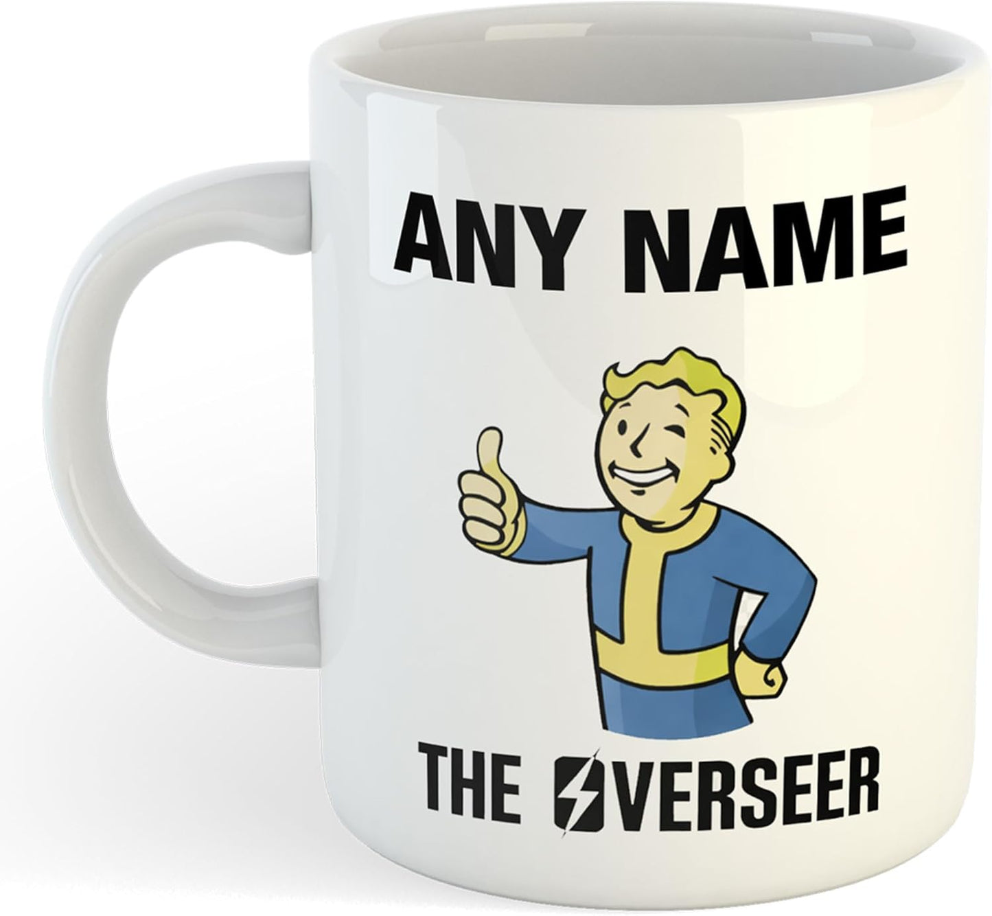 11oz Mug | Personalised The Overseer | Printed Funny Gift Idea Cup Tea Coffee