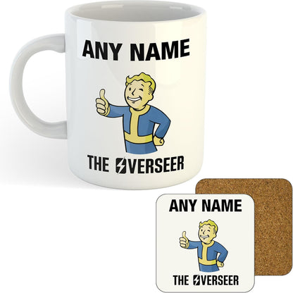 11oz Mug | Personalised The Overseer | Printed Funny Gift Idea Cup Tea Coffee