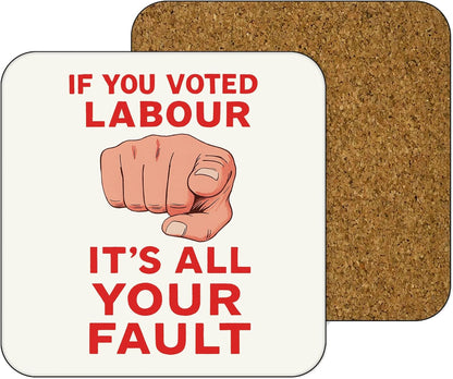 11oz Mug | If You Voted Labour | Printed Funny Gift Idea Cup Tea Coffee