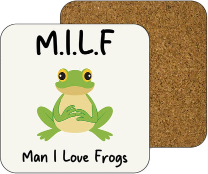 11oz Mug | Milf Man I Love Frogs | Printed Funny Gift Idea Cup Tea Coffee