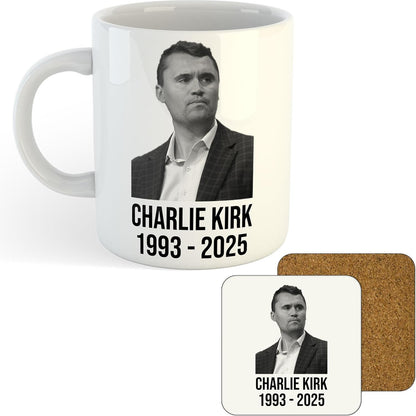 11oz Mug | Charlie Kirk 93-25 | Printed Funny Gift Idea Cup Tea Coffee