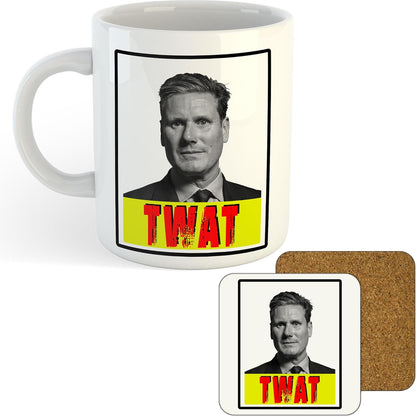 11oz Mug | Kier Starmer TWAT | Printed Funny Gift Idea Cup Tea Coffee