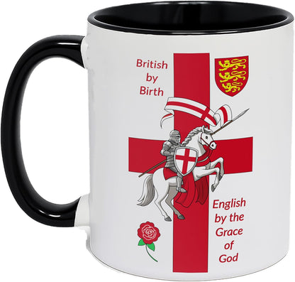 11oz Mug | English Flag St George | Printed Funny Gift Idea Cup Tea Coffee