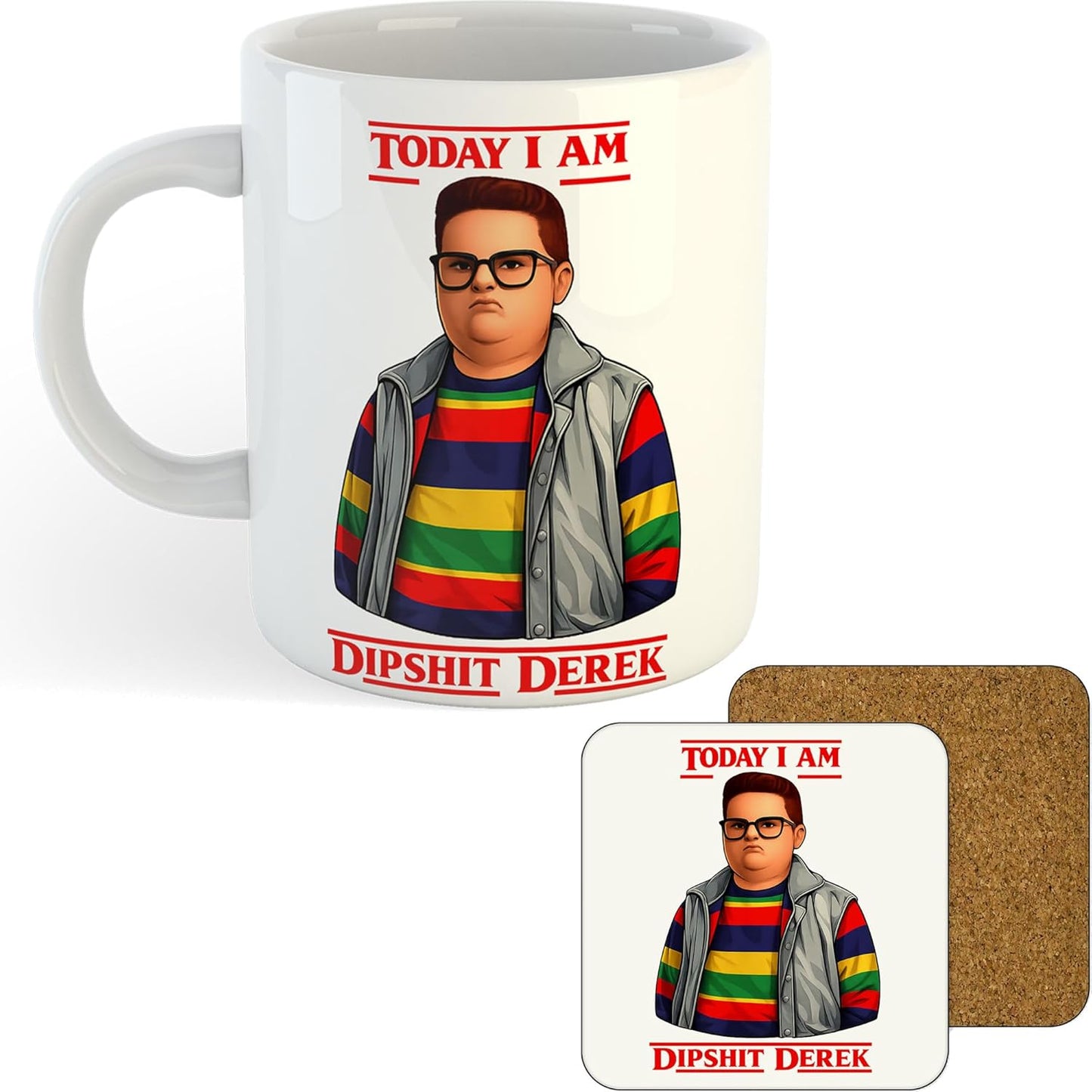 11oz Mug | Today...Dipshit Derek | Printed Funny Gift Idea Cup Tea Coffee