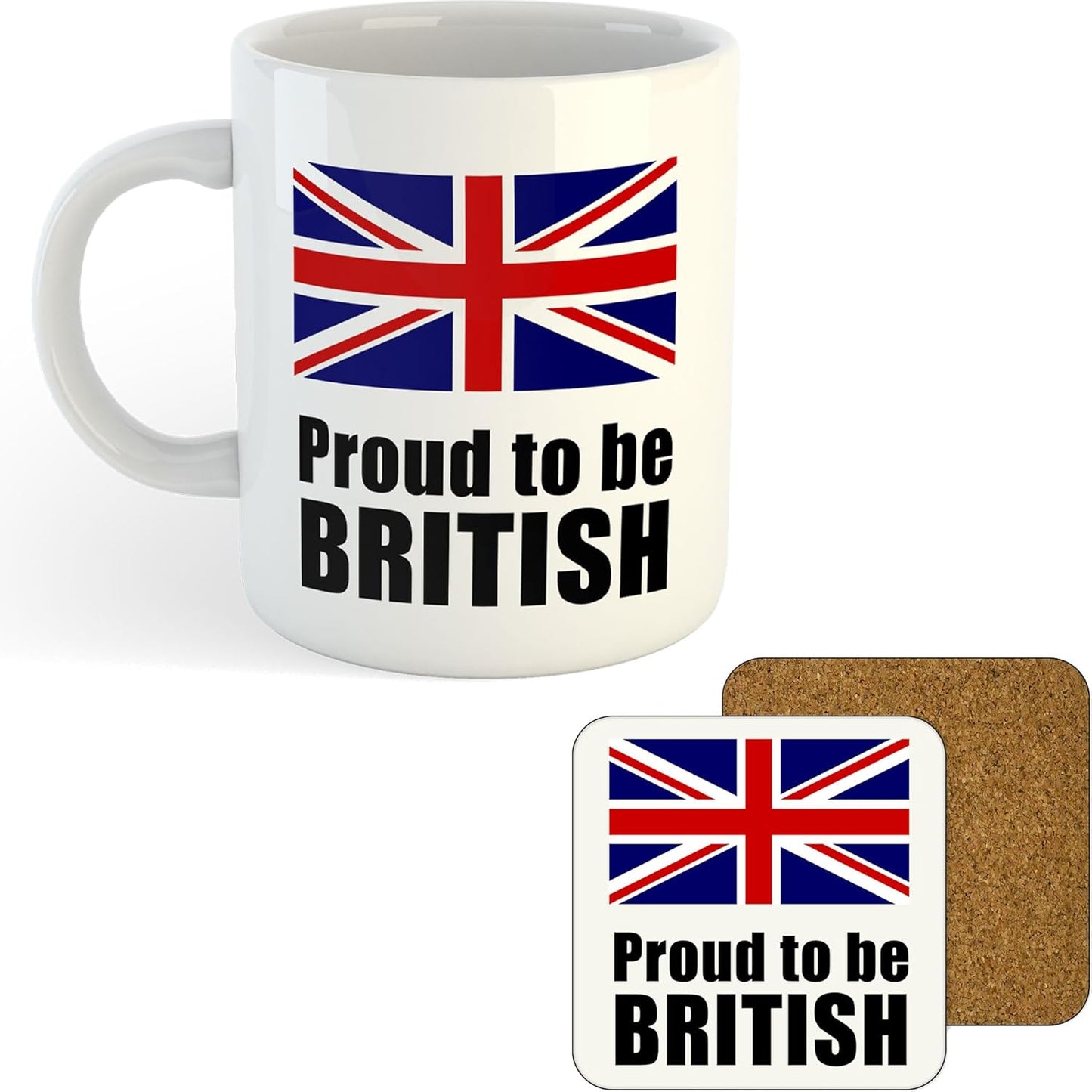 11oz Mug | Proud to Be British | Printed Funny Gift Idea Cup Tea Coffee