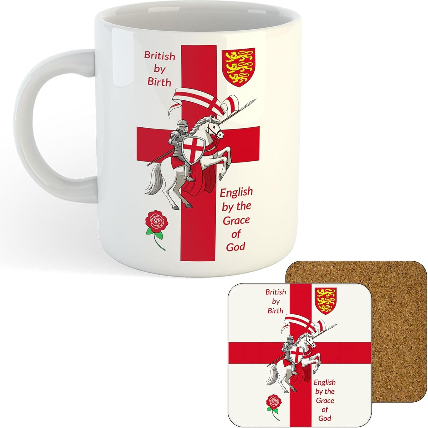 11oz Mug | English Flag St George | Printed Funny Gift Idea Cup Tea Coffee