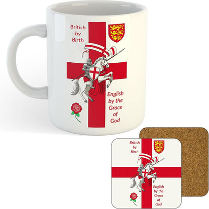 11oz Mug | English Flag St George | Printed Funny Gift Idea Cup Tea Coffee