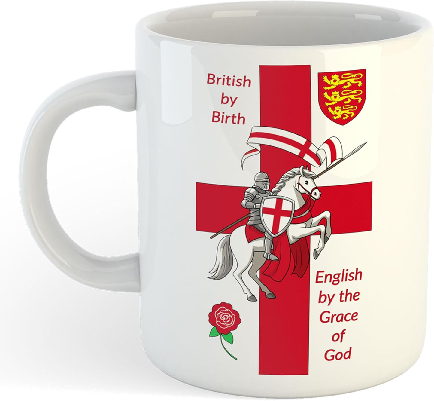 11oz Mug | English Flag St George | Printed Funny Gift Idea Cup Tea Coffee