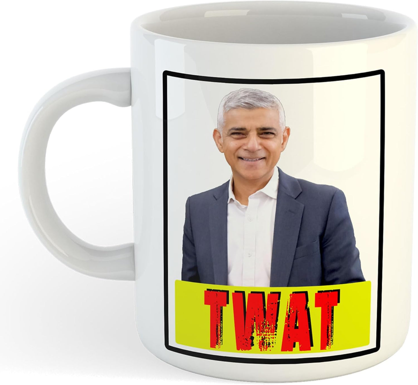 11oz Mug | Sadiq Khan TWAT | Printed Funny Gift Idea Cup Tea Coffee