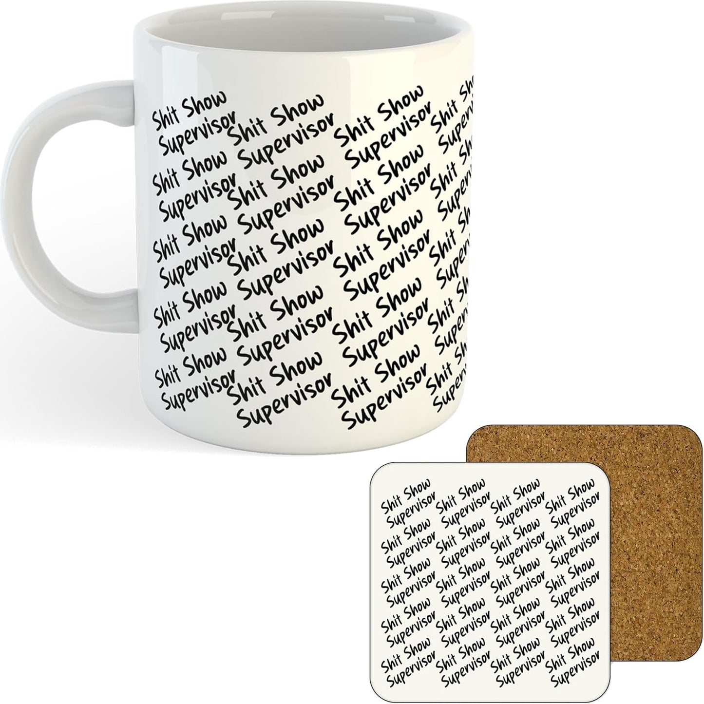 11oz Mug | Shit Show Supervisor V2 | Printed Funny Gift Idea Cup Tea Coffee