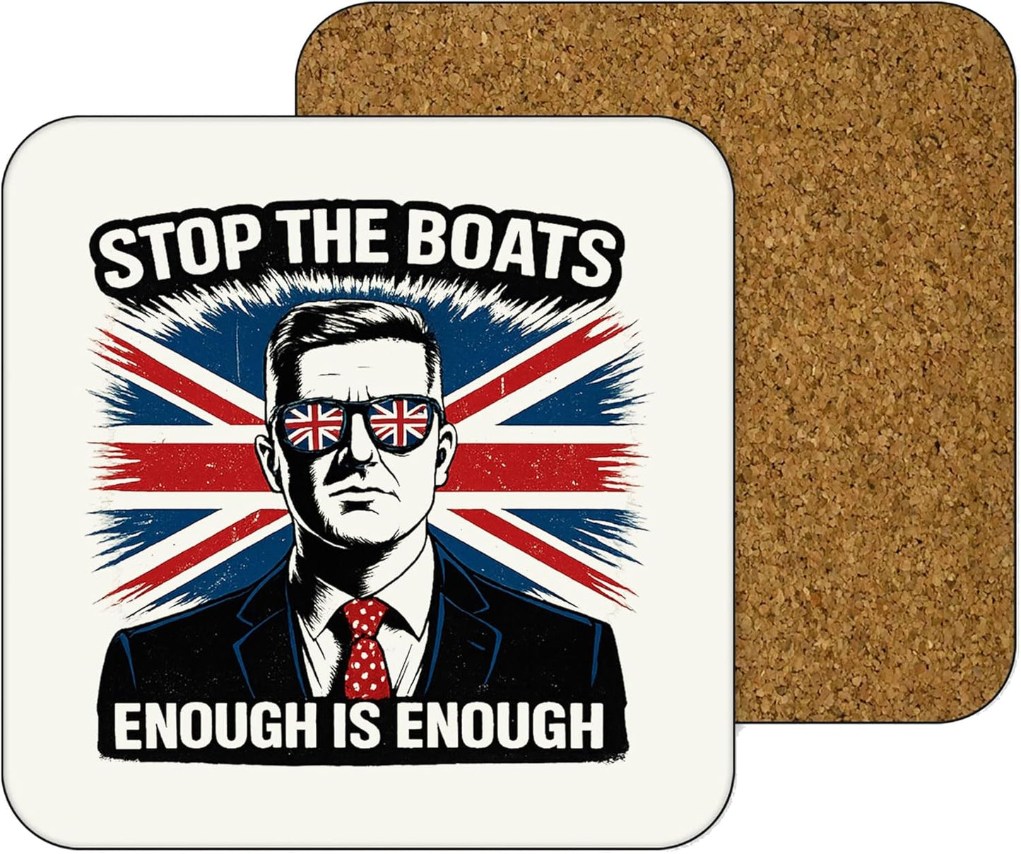 11oz Mug | Stop The Boats - Tommy | Printed Funny Gift Idea Cup Tea Coffee