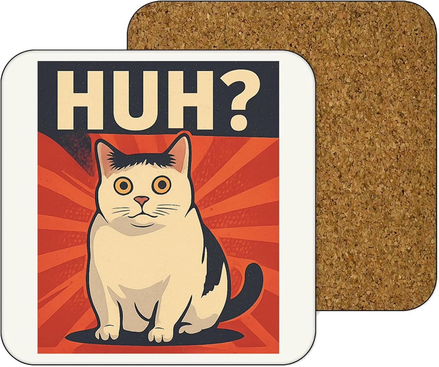 11oz Mug | Cat Meme Huh V1 | Printed Funny Gift Idea Cup Tea Coffee