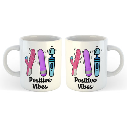 11oz Mug | Positive Vibes | Printed Funny Gift Idea Cup Tea Coffee
