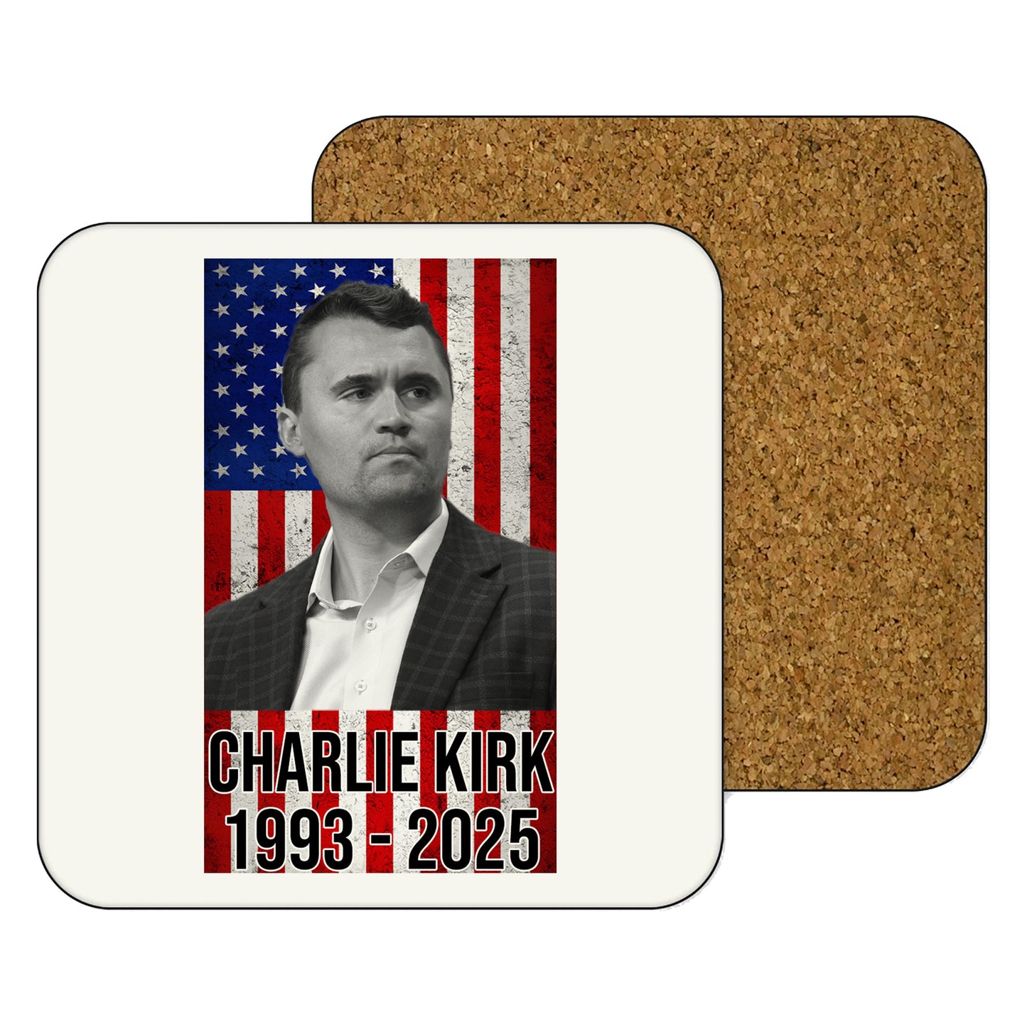 11oz Mug | Charlie Kirk Flag | Printed Funny Gift Idea Cup Tea Coffee