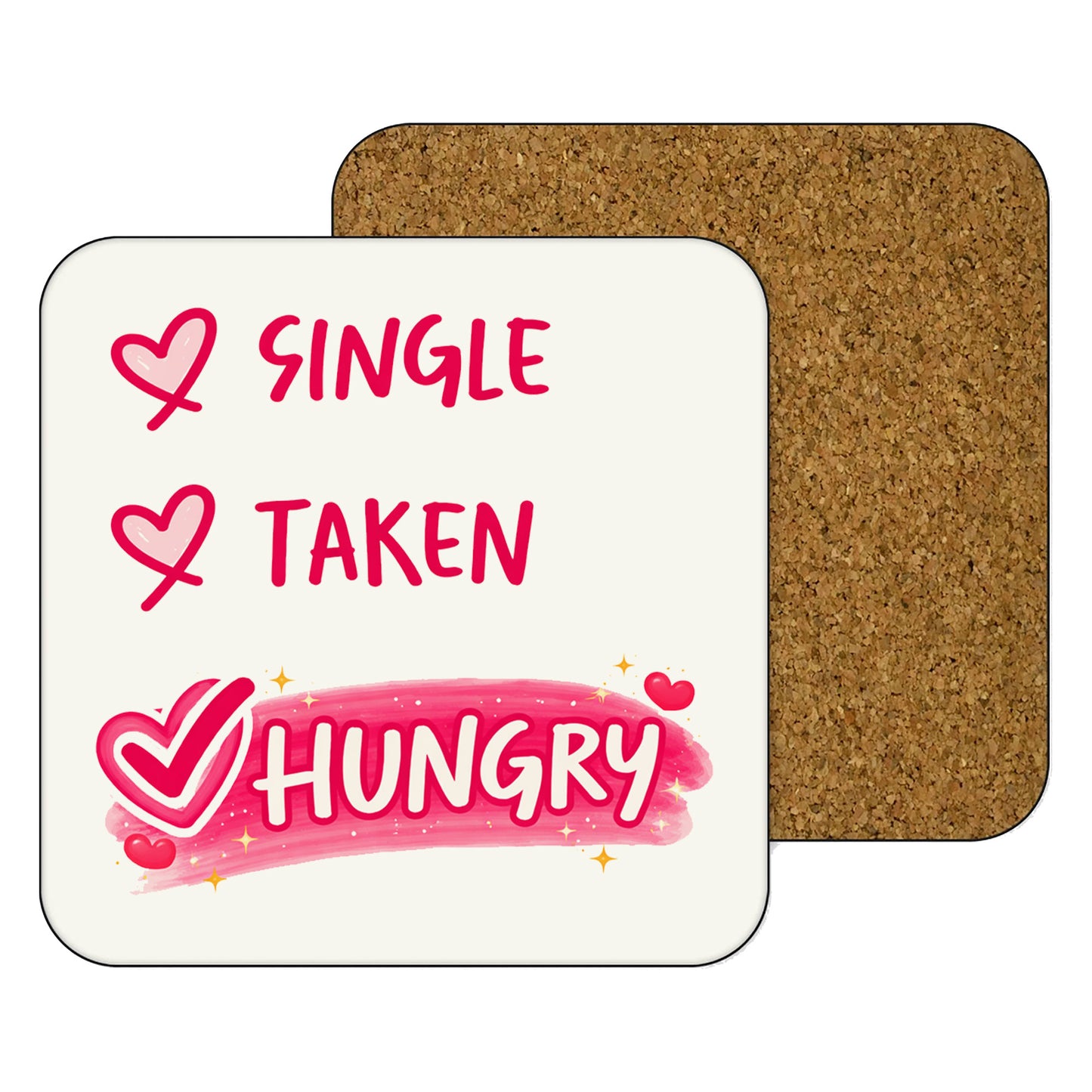 11oz Mug | Valentine Single Taken Hungry | Printed Funny Gift Idea Cup Tea Coffee