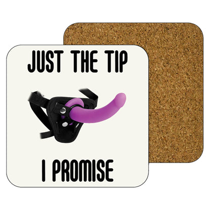 11oz Mug | Just The Tip I Promise | Printed Funny Gift Idea Cup Tea Coffee