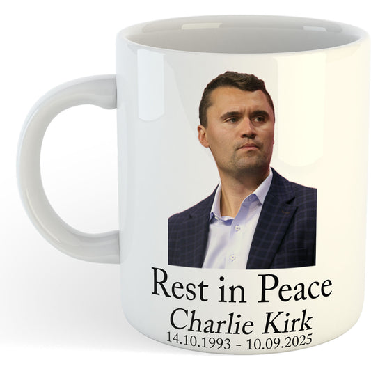 11oz Mug | RIP Charlie Kirk | Printed Funny Gift Idea Cup Tea Coffee