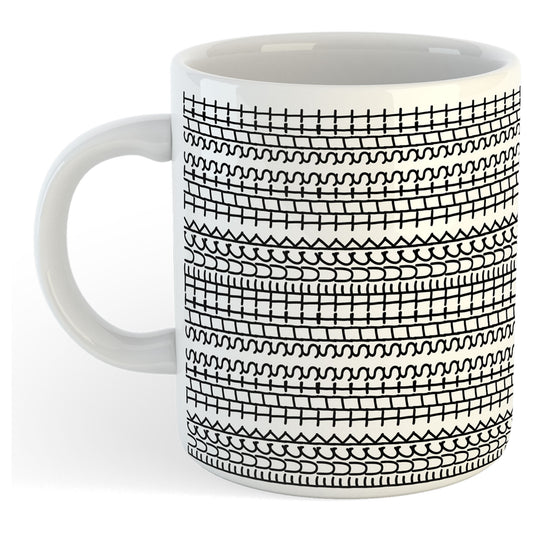 11oz Mug | Fuck This Shit Pattern v2 | Printed Funny Gift Idea Cup Tea Coffee