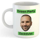 11oz Mug | Green Party Zacktivist | Printed Funny Gift Idea Cup Tea Coffee